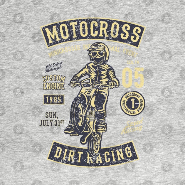 Motocross Dirt Racing Custom Engine 1985 by JakeRhodes